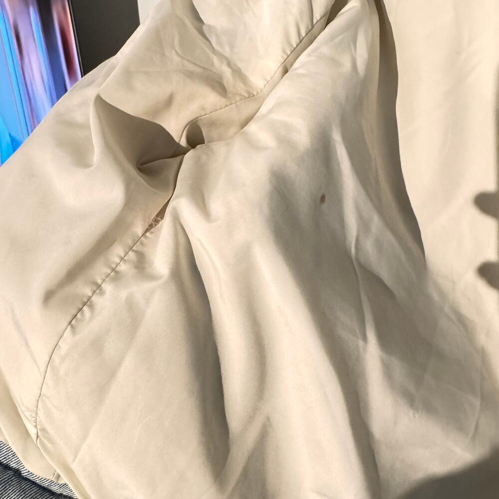 Bershka Sherpa Denim Jacket - Size 28 - Cozy Oversized Crop Jacket - Picture 6 of 9